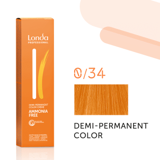 Demi-Permanent Ammonia-Free Color 0/34, 60 ml