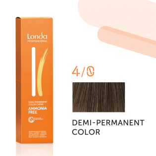 Demi-Permanent Ammonia-Free Color 4/0, 60 ml
