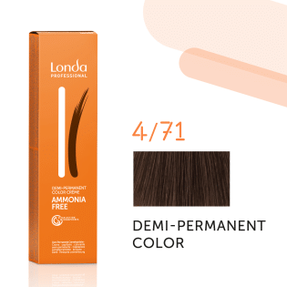 Demi-Permanent Ammonia-Free Color 4/71, 60 ml