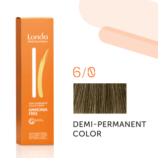 Demi-Permanent Ammonia-Free Color 6/0, 60 ml
