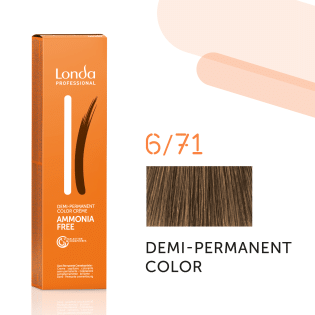 Demi-Permanent Ammonia-Free Color 6/71, 60 ml