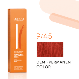 Demi-Permanent Ammonia-Free Color 7/45, 60 ml