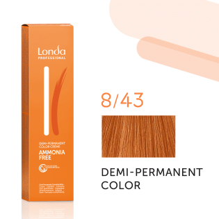 Demi-Permanent Ammonia-Free Color 8/43, 60 ml