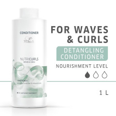 Nutricurls Waves&Curls Conditioner, 1000 ml