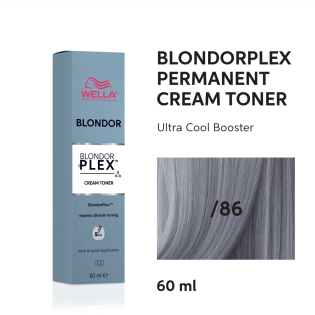 BlondorPlex Cream Toner Ultra Cool Booster /86, 60ml